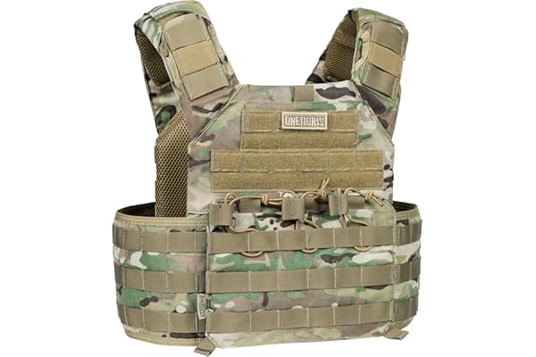 OneTigris Gilet tactique Molle pour Airsoft Paintball CS
