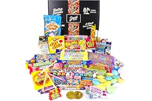 A-Z SWEETSHOP Retro Sweets Hamper: Just Treats Lunar Retro Sweets Gift Hamper: Jam Packed with the Best Ever Retro Sweets