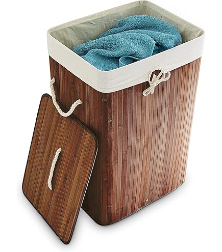 2-Delige Wasmanden met deksel | Wasmand Duurzaam | waszak katoen | Was