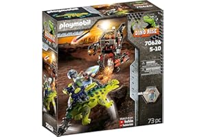Playmobil Dino Rise 70626, Anchilosauro, Difesa del Combattente, dai 5 Anni