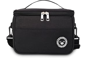 BALIGO Bolsa Termica Porta Alimentos 6.4L, Bolsa Comida Trabajo, Bolsa Porta Alimentos, Bolsa Isotermica Porta Alimentos, Bolsa Termica Comida Trabajo, Lunch Bag Oficina Viaje Picnic