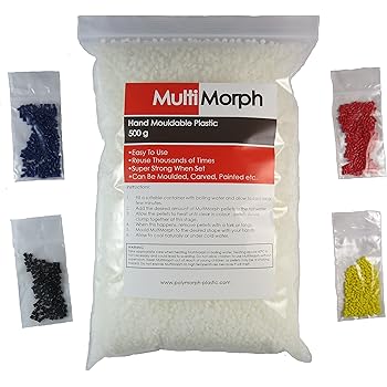 Palline Di Plastica Modellabili Polymorph - 900g Di Pellet Termoplastici Fai Da Te Per Creazioni, Riparazioni E Prototipi