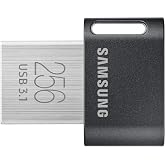 SAMSUNG MUF-256AB/APC FIT Plus 256GB - 300MB/s USB 3.1 Flash Drive, Black/Sliver