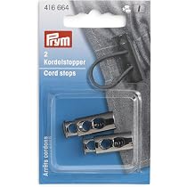 Prym Kordelstopper 2-Loch – New Gold, 9,7 X 26 Mm, Für Jacken, Hosen & Taschen, Waschbar Bis 40°C