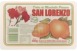 HOMRY San Lorenzo - Dulce De Membrillo Calidad Primera 400 g