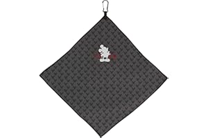 Team Effort Disney Mickey Mouse Disney Mickey Mouse Golf 15" x 15" Toalla de Microfibra Gris Disney Mickey Mouse Golf 15" x 15" Toalla de Microfibra Gris, Multicolor, NA