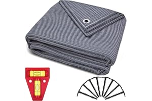 Smartpeas Vorzeltteppich - Camping Outdoor Teppich Blau/Grau - Camping Vorzeltteppich ist Aus Polyethylen (HDPE) Mit Edelstahl-Ösen Robust & Waschbar- New