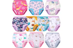 BIG ELEPHANT Töpfchen-Trainingsunterwäsche, 10 Packungen, saugfähige Kleinkind-Trainingshosen für Jungen und Mädchen, 12 Monate – 9 Jahre