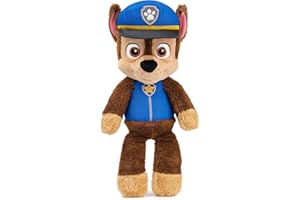 Paw Patrol - Gund - Pat Patrouille - Chase Taille 35 cm - Peluche Chien - Lavable en Surface - Pat Patrouille Jouet Premier Age - Peluche Bébé - Jouet Bébé 1 an et +