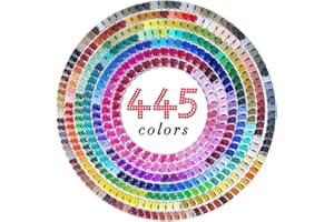 ARTDOT 5D Diamond Painting Accessoires Pierres Rondes, 445 Couleurs 445000 Pièces Daiments Peinture Recommander