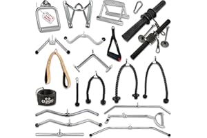 C.P. SPORTS C.P.Sports - Set di impugnature per trazioni e Diverse Serie di Esercizi per bicipiti e tricipiti, Corda, moschettone