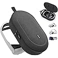 Syntech Hard Carrying Case Compatible with Meta Quest 3S/Quest 3/Oculus Quest2/VP/Pico4, Accessories VR Gaming Headset with Elite Strap, Touch Controllers, Ultra-Sleek Design for Travel Storage,Black