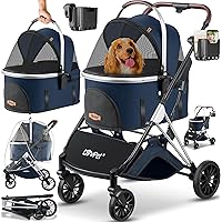 Homewell 2in1 Hundewagen - Doppeldecker Transportbox
