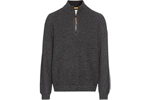 camel active Herren Stricktroyer aus Baumwollmix