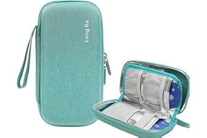 AYVANBER Hard Shell Insulin Cooler Travel Case for Diabetic Organize Medication Insulated Cooling Bag with 2 Reusable Gel Ice Pack for Insulin Pen While Traveling and Other Supplies (Green)