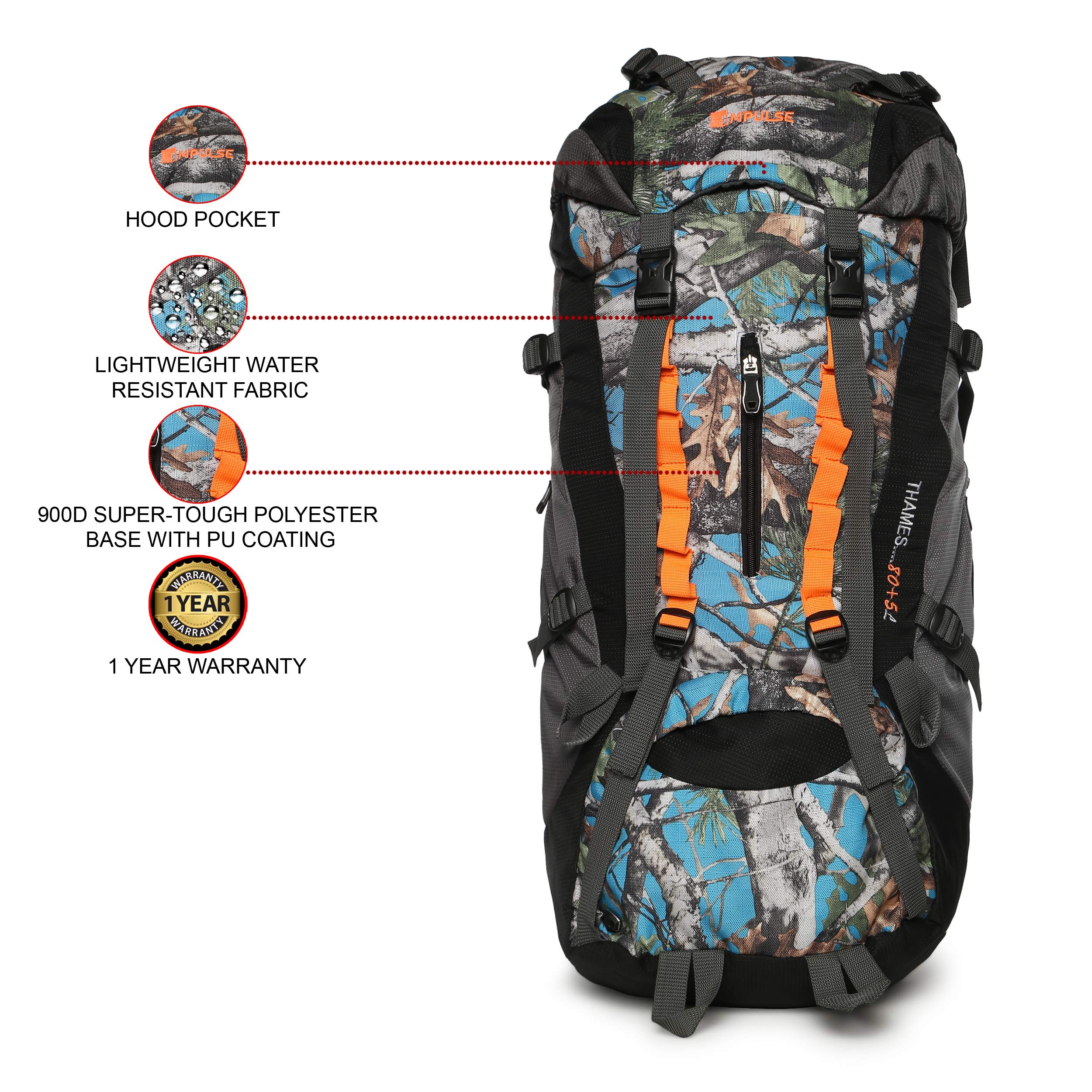 impulse 65l rucksack