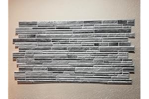 Grace Baltic Paneles de pared 3D para decoración de paredes interiores, no adhesivos, finos y elásticos, arte en PVC (18, gris pizarra)