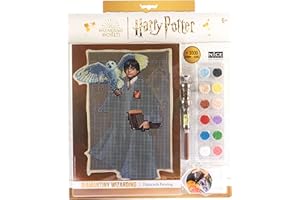 DIAMANTINY Harry Potter – Wizarding Foundation Harry Potter – Set für Mosaik, Crystal Art, Diamond Painting, 1 Bild A4, Multicolor, 21 x 29,7 cm, 21013