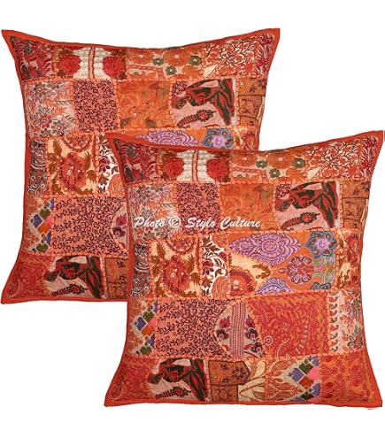 Set di 2 fodere per cuscini decorativi 60x60 cm in velluto a coste