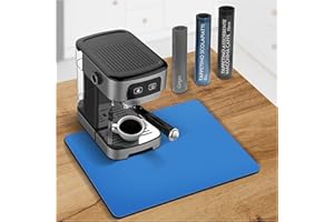 Creative Corner Tappetino Scolapiatti Assorbente Cucina 40x50 Blu - Tappetino Macchina Caffe - Tappetino Assorbente Cucina - Tappeto Macchina Caffe