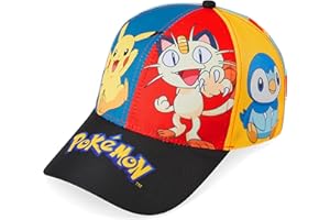 POKÉMON Pokemon Baseball Cap Sunglasses Boys Girls Bucket Hat for Kids Unisex Pikachu Adjustable Strap Summer Accessories Sun Hat for Kids Snapback Hat Pokemon Gifts