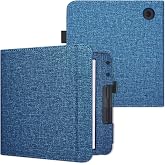 JKhandy Kobo Libra Renkli Kılıf (Model: N428, 2024 S&uuml;r&uuml;m&uuml;), Koruyucu PU Deri Kılıf Manyetik Kapatma, Lacivert
