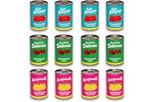 ‎DELICRET THE DELICATE SECRETS OF THE WORLD DELICRET - Tomaten TRIO - 4x 400g gelbe Tomaten + 4x 400g Datterini Datteltomaten + 4x 400g San Marzano Tomate "Das rote Gold" | aus dem Anbaugebiet Kampanien in Süditalien