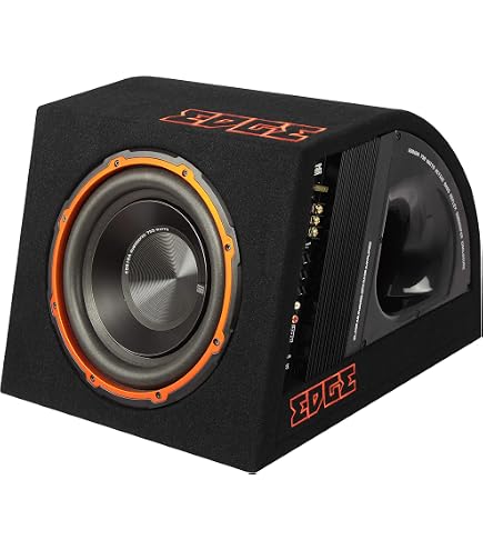 1 ALPINE SWE-815 cassa attiva con subwoofer da 8 100 watt rms bagagliaio cofano