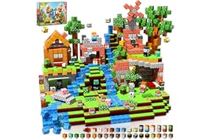 Goody King Magnetyczne Klocki Budowlane 300 Sztuk | Kreatywne Klocki Konstrukcyjne dla Chłopców i Dziewczynek 3+ Lat | Klocki Magnetyczne Zabawka Montessori Prezent