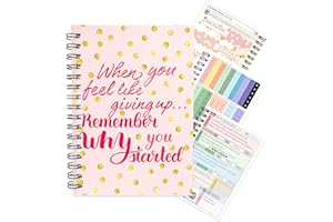 FABULOUS PLANNING Slimming World - 3 MONTH Food Diary - Stickers - Countdown Card - Weekly Weigh In - Measurements - Activity Tracker - 2024 Edition - Ring bound (Always Remember Why You Started)