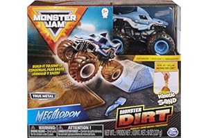 Monster Jam Dirt Starter Set, Featuring 8oz of Monster Dirt and Official 1:64 Scale Die-Cast Truck (Styles Vary)
