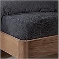 Sleepdown Teddy Fleece Fitted Sheet Plain Thermal Warm Cosy Super Soft Bedsheet Bed Linen - Double - Charcoal, 5056242841678