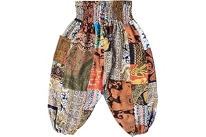 Lofbaz Pantalones Boho de Parche para niño
