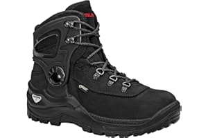 ELTEN Sicherheitsschuhe FUSION GTX S3 CI, Damen und Herren, Leder/Textil, Stahlkappe, robust, Schwarz, Größe: 9