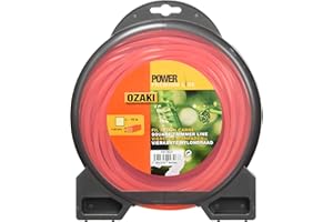 GREENSTAR OZAKI - 1512627 - OZAKI Fil Nylon Carre 4,5 mm, Rouge