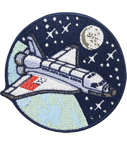 NASA Space Shuttle Bügelbild Zum Aufnähen – 7,5 Cm Für Kostüme & Textilien
