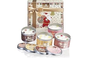 THEGIFTBOX Christmas Candle Gifts for Women Gifts for Mum Scented Candles Gift Sets for Ladies Xmas Gifts (Santasnow)