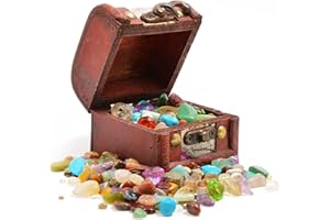 Fossil Gift Shop Pirates Treasure Chest - Crammed with Gemstones, Pearls and Jewels!