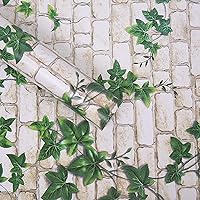 Wolpin Wall Stickers DIY Decals Wallpaper (45 x 500 cm) 3D Brick Self Adhesive PVC Vinyl , Multicolour