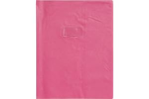 Calligraphe 72409C Copertina a grana grossa effetto cuoio Fucsia - 24x32 cm - 22/100 con Portaetichetta - PVC Opaco