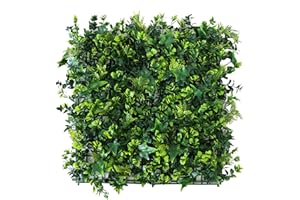 True Products Premium Artificial Ivy Green Living Wall Plant Panel Indoor or Outdoor FR UV Stable 50 x 50cm Home, Office, Cafe, Shop, Salon, Wedding