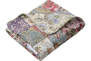 GREENLAND HOME FASHIONS Greenland Home Kwitnący koc prerii, pełny, wiele