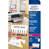 Avery Zweckform Paquet de 10 feuilles A4 270 g/… - Beaux-Arts et Loisirs créatifs