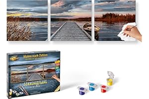 SCHIPPER Noris Spiele Gmbh - Tablica Do Malowania Według Numerów, Wielokolorowy, 609470754