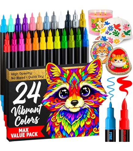 Baker Ross AX927 – 30 Piedras Para Pintar, Manualidades Para Niños, Actividades Creativas Y Búsqueda Del Tesoro En Casa