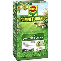 COMPO FLORANID Rasen Langzeit-Dünger, 4 Monate Langzeitwirkung, Feingranulat, 1,5 kg, 60 m²