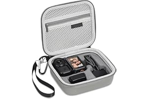 STARTRC PHOTO Osmo Nano Tasche, Tragetasche für DJI Nano Zubehör, PU Leder Aufbewahrungs Tasche für Osmo Nano Vlogging Action Kamera Zubehör