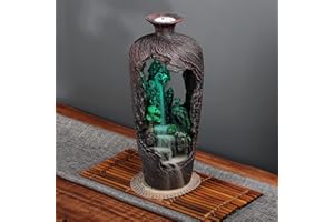 REAHOME REAWOW Resin Backflow Incense Sticks Incense Waterfall Backflow Incense Sticks for Meditation Decoration Home Office Yoga Spa Decoration