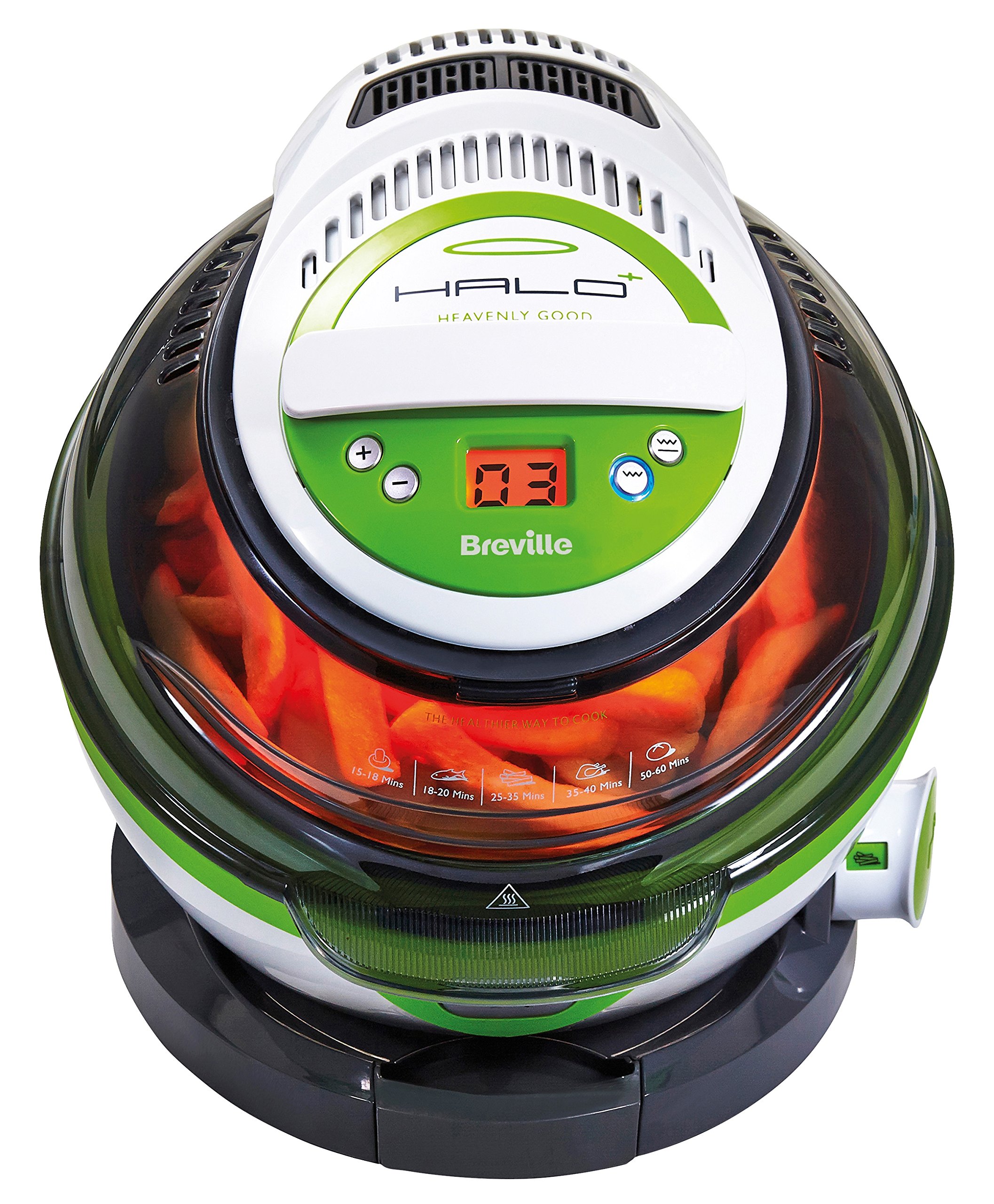 Breville VDF105 Halo Plus Health Fryer - White/Green - Image 4