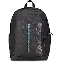 Invicta Jelek School Backpack, Black, Double Compartment - View #6
